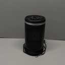 Heaters for Indoor Use, 1500W Upgrade Portable Heater with Tip-Overheat Protection, 3 Models of Electric Space Heater for Living Room, Study Room, Bedroom and Office, Black