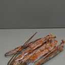 Sggvecsy 6 Pcs Artificial Fall Eucalyptus Stems Fall Eucalyptus Leaves Silk Autumn Leaf Branches Fall Decorations for Home Vase Thanksgiving Table Centerpieces Harvest Festival Decor (Orange)