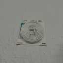 Frost King V25WA D-Section Rubber Self-Stick Weatherseal Tape, 5/16" W, 1/4" T, 17 ft L, White