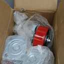 W B D WEIBIDA 5 Inch Heavy Duty Casters Set of 4, 4000 LBS Industrial Caster Wheels No Noise Polyurethane Wheel with Steel Hub Swivel Plate Castors for Shelving, Gantry Crane, Platform Truck(4 Brake)