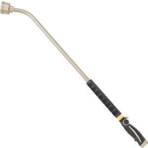 RESTMO Extra Long 36 Inches Watering Wand, Heavy Duty Metal Hose Wand with Thumb Flow Control, Gentle Soft Full Shower Sprayer Wand for Hanging Baskets, Shrubs, Plants, Flowers, Garden and Lawn, 37 Inch
