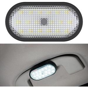 CYDZSW Car LED Dome Lights Interior Wireless,Trunk Light,USB Rechargeable Battery Powered Inside Ceiling Roof Light for Cars RV UTV and Truck (18LED)