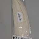 LONDGEN Off White 50PCS Nature Rooster Coque Tails Feathers 12-14inch for Stage Performances and Costume Decoration