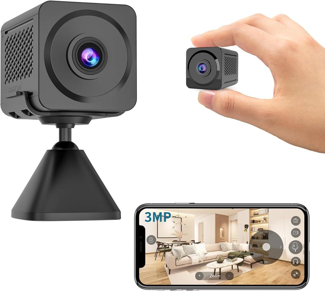 VSTARCAM 2K Security Camera, Built-in Battery, Low-Light Full-Color Night Vision, Motion Detection, Siren, 2-Way Audio, Remote Viewing, Cloud & SD Card Storage (up to 256GB)