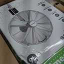 Holmes 16 Inch Chrome Digital Metal Stand Fan 3 Speeds 75 Degree Oscillation 20 Degree Head Tilt Adjustable Height Quiet Operation Remote Control for Home Office Bedroom Living Room
