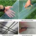 Clear Polycarbonate Sheet Roof Panels, UV Resistant Acrylic Plastic Sheet Greenhouse Insulation Rainproof for Gardening Farming Agriculture Garages Patios, Easy to Cut (4x32.8 ft)