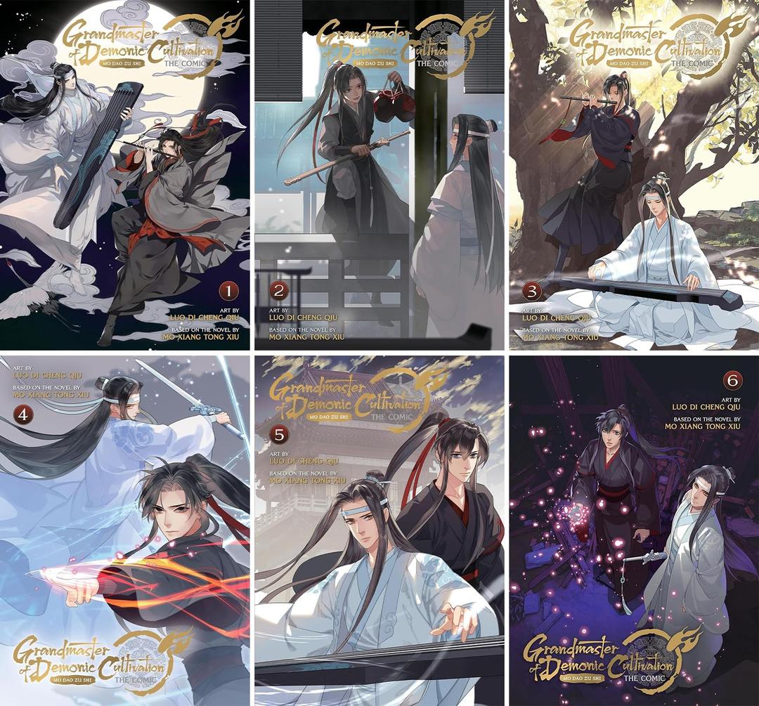 Grandmaster of Demonic Cultivation Series, Collection Set of 6 Books. Mo Dao Zu Shi Vol. 1-6 by Mo Xiang Tong Xiu, Paperback