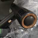 Nicebay Ionic Hair Dryer with diffuser for Curly Hair,1600W &110000RPM High-Speed Brushless Motor for Fast Drying, Professional Blow Dryer for Women, Low Noise, Lightweight, Lock Function, Travel Home Salon (Black & champagne gold)