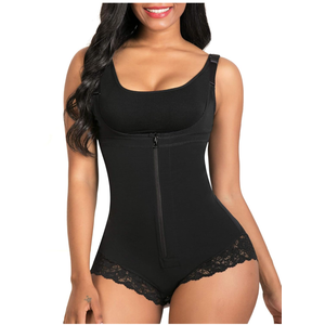 SHAPERX Women's Fajas Colombianas Shapewear Postpartum Tummy Control Body Shaper Butt Lifter Bodysuit, 2XL