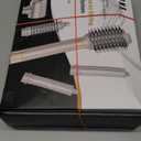 MESCOMB Upgraded 5 in 1 Hot Air Styler  110,000 RPM Hair Dryer Brush with Automatic Curling Barrel, Volumizer for Curl, Smooth & Blowout, Anti-Frizz & No Heat Damage (Champagne)