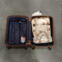 Coolife Luggage Set 3 Piece Luggage Set Carry On Suitcase Hardside Luggage with TSA Lock Spinner Wheels(White, 3 piece set (DB/TB/20))