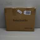 Thalomely Bread Box for Kitchen Countertop, Double Layer Bamboo Bread Storage Container for Homemade Bread, Roll Top Bread Box with 3 Adjustable Height for Kitchen Counter, Natural Breadbox Organizer