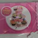 MRPAPA Pink Cardboard Cupcake Stand,2PCS Cup Cake Holder Thick Paper Dessert Tray, 3Tier Round Serving Tray Perfect for Baby Girls Pink and Gold Birthday Baby Shower Party Supplies