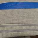 Area Rugs 8'x10' Washable Non-Slip, Floral Vintage Distress Print Pattern Medallion Carpet for Living Room Bedroom Dining Room, Light Blue Navy Beige Gray White