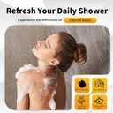 8 Pack Replacement Filters Compatible With Cobbe Handheld Shower Head, for Quick Water Quality Improvement & Skin Protection