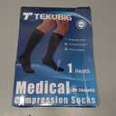 Medical Women Men Compression Socks Knee High 20-30 mmhg Graduated Stocking Support Hose Cute for Running Travel