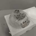 6 Inch Ball Table Lamp with Glass Shade, Ball Light Bookshelf Lamp for Bedroom, Dorm, Office and Bedroom Bookshelf Reading Decoration, Without Bulb