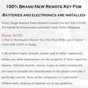 Key Fob FOBIK Keyless Remote Replacement Fits for Dodge Ram 1500 2500 3500 2009-2012 Charger Challenger Durango Journey Grand Caravan Jeep Grand Cherokee Commander Chrysler 300 Town Country