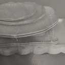 5 Piece Cake Stand Set, White, 0.39"L x 0.39"W x 0.39"H