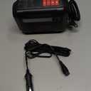 R8 Tire Inflator Portable Air Compressor, DC 12V Air Compressor Portable with Large Dual Digital Screen, 3X Faster Inflation Air Pump for Car, Bike, Ball, Motor (Red)