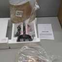 Oneach 19.5" Small Table Lamp for Bedroom - Bedside Lamps for Nightstand, Black Table Lamp for Living Room with Fabric Shade, Desk Reading Lamp for Kids Room Living Room Office Dorm