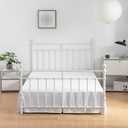 Queen Bed Skirt, Pleated Waffle Weave Bed Skirt with Split Corners, Tailored Dust Ruffle 12 Inch Drop Easy Fit, Machine Washable (White, Queen - 12" Drop)