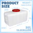 13.2 Gallon Potable Water Storage Containers Long Term,Water Tank with Spout Kit,Portable Water Storage Barrel for Outdoor Camping,Picnicking, RV and Household Water Use