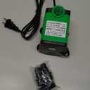 40W Fountain Submersible Water Pump, 1000GPH Adjustable Ultra Quiet Aquarium Pump, Small Pond Pump with 3 Nozzles, 10.5ft High Lift for Small Pond, Fish tank, Waterfall, Outdoor, Hydroponics