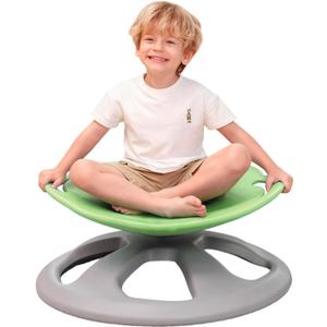 BABAMU Spinning Chair for Autistic Kids, Sensory Swivel Chair, 220LBS Weight Capacity, Autism Sensory Products, Autism Toys, Sensory Toy (Green, Handle), 21 inches x 19 inches x 11 inches