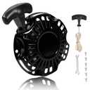 JMCHstore Pull Start Recoil Starter Assembly for Monster Moto 80cc 2.8 hp, Mega Moto 105cc Mini Bike, Coleman RB100 Reaktree RT100, Motovox MBX 10, MM-K80R Mega Max Go Kart, 152-3 3.5HP Engine Parts