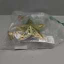 Kurt Adler H9100 8-Inch Gold Glittered 5 Point Star Treetop