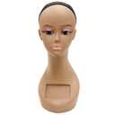 STUDIO LIMITED Womens Flesh Mannequin Head Realistic Making and Display with Wig Caps Cosmetology Training (18, 1 Pack)