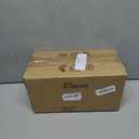 Set of 10 Small Lamp Shade Chandelier Shades Burlap Clip on Lamp Shade 3" x 6" x 5" Rustic Barrel Fabric Lampshade Cover for Table Chandelier Wall Lamp (White)