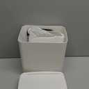 4 Gallon Smart Automatic Trash Can, Motion Sensor Touchless Garbage Can with Lid, USB Rechargeable & Waterproof Bathroom/Kitchen/Bedroom/Office Trash Bin, 10.637.1712.13 in, White