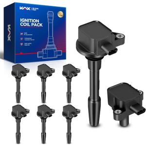 KAX 7Pcs UF835 & 1Pcs UF869 Ignition Coil Set for Ford F-150 2018-2020 5.0L, Mustang 2018-2020 5.0L, UF835
