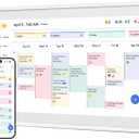 Dragon Touch 21.5" Digital Calendar Chore Chart  1080P Full HD Interactive Touchscreen, Smart Family Planner, Hearth Display Digital Calendar Wall & Desk Mountable for Seamless Scheduling