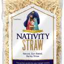 FloraCraft Decorative Nativity Straw 4 Ounce Natural