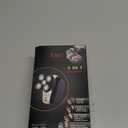 5 in 1 Head Shavers for Bald Men, Skull Head Shaver with Rechargeable Battery, Electric Razor, Hair Clippers, Nose Hair Trimmer, Cleaning Brush, Hair Manager, Idea Gift for Men(Brown)