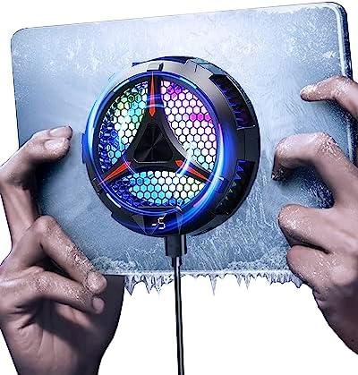 ACEDAYS iPad Cooler, Magnetic Tablet Cooler for iPad/surface pro/Samsung Tab, Compatible for Steam Deck, Universal Radiator with Temperature Display for Mobile Gaming, TikTok Live Streaming