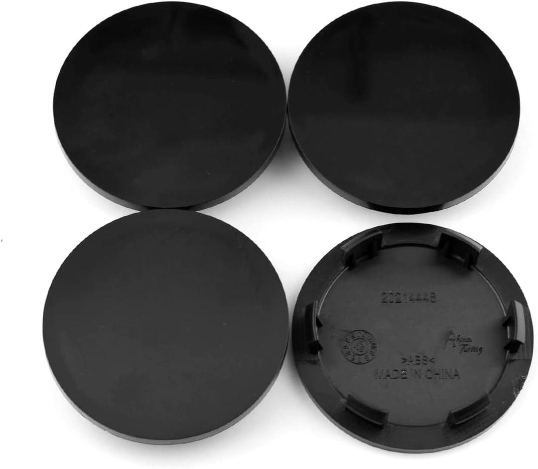 67.4mm 2.65in Wheel Center Caps for 1995-2005 Blazer S10 2005-2012 Corvette C6 Wheel Center Hubcaps, 4 Pack, Black Center Cover Replacement for Rim