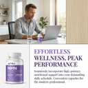 Auvra NMN 10 in 1 Capsules - 1000mg Per Serving, Cellular Energy & Daily Vitality Supplement with NAD+, TMG & Nutrient Blend, Wellness Support Capsules, Dietary Supplement - 120 Capsules, EXP 04-2028