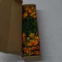 Letjolt Ranunculus Artificial Flower 18 Pcs Orange Silk Ranunculus Wedding Bouquet Engagement Centerpieces Arrangements Bridal Shower Decorations Home Decor, Orange