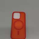 SUPFINE Magnetic for iPhone 16 Pro Case (Compatible with MagSafe) (Military Grade Drop Protection) Slim Translucent Matte Shockproof with Anti-Fingerprint Phone Case, Red