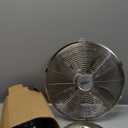 12 Inch All Metal Retro Oscillating Table Fan, Desk Fan with 3-Speed Adjustable and 80 Wide Oscillation, Ideal for Bedroom, Office and Kitchen