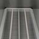 HVAC Premium 16" X 26" Steel Return Air Filter Grille for 1" Filter - Removable Face/Door - HVAC Duct Cover - Flat Stamped Face - White [Outer Dimensions: 18 5/8"w X 28 5/8"h]