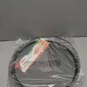 Pizza Pan - 14 Inch Nonstick Pizza Pan for Oven with Widen Handles for Cooking, Baking, and Grilling - Durable, Even Heating, Long-Lasting Kitchen Cookware (1, Black)