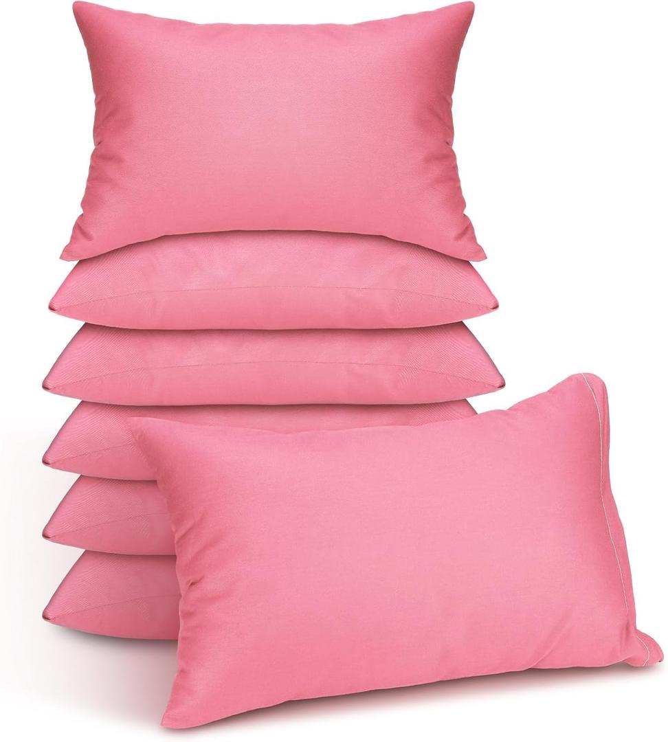 Kigley 6 Pack Mini Pillows Bulk Small Pillows 14"x9" Soft Travel Nap Pillow for Daycare Nap Time Pet Neck Lumbar