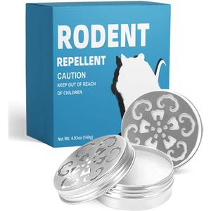 Rodent Repellent for Cars with Peppermint Oil, Mouse Repellent for Cars, Mice Repellent for Indoor Outdoor, Rodents Repellent for House, Rat Deterrent Outdoor -2P