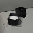 2 Pcs Recessed Floor Outlet 4. 72" x 4. 72" x 3. 94" 2-Gang with 4. 8a USB Chargers 20 Amp Floor Receptacles Round Hidden Outlet Kit Electrical Waterproof Box, Etl Listed (Black)