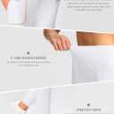 Soothfeel Women's Fleece Lined Joggers Pants High Waisted Water Resistant Thermal Sweatpants Winter Hiking Pants with Pockets (White)